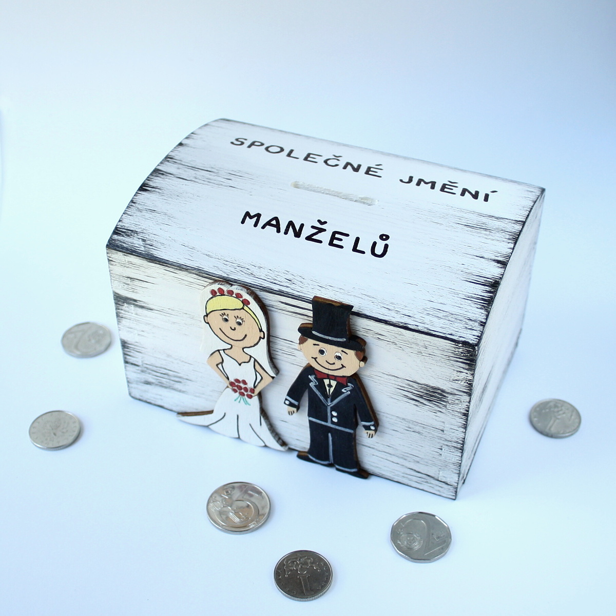 Svatební pokladnička střední - ihned k odeslání