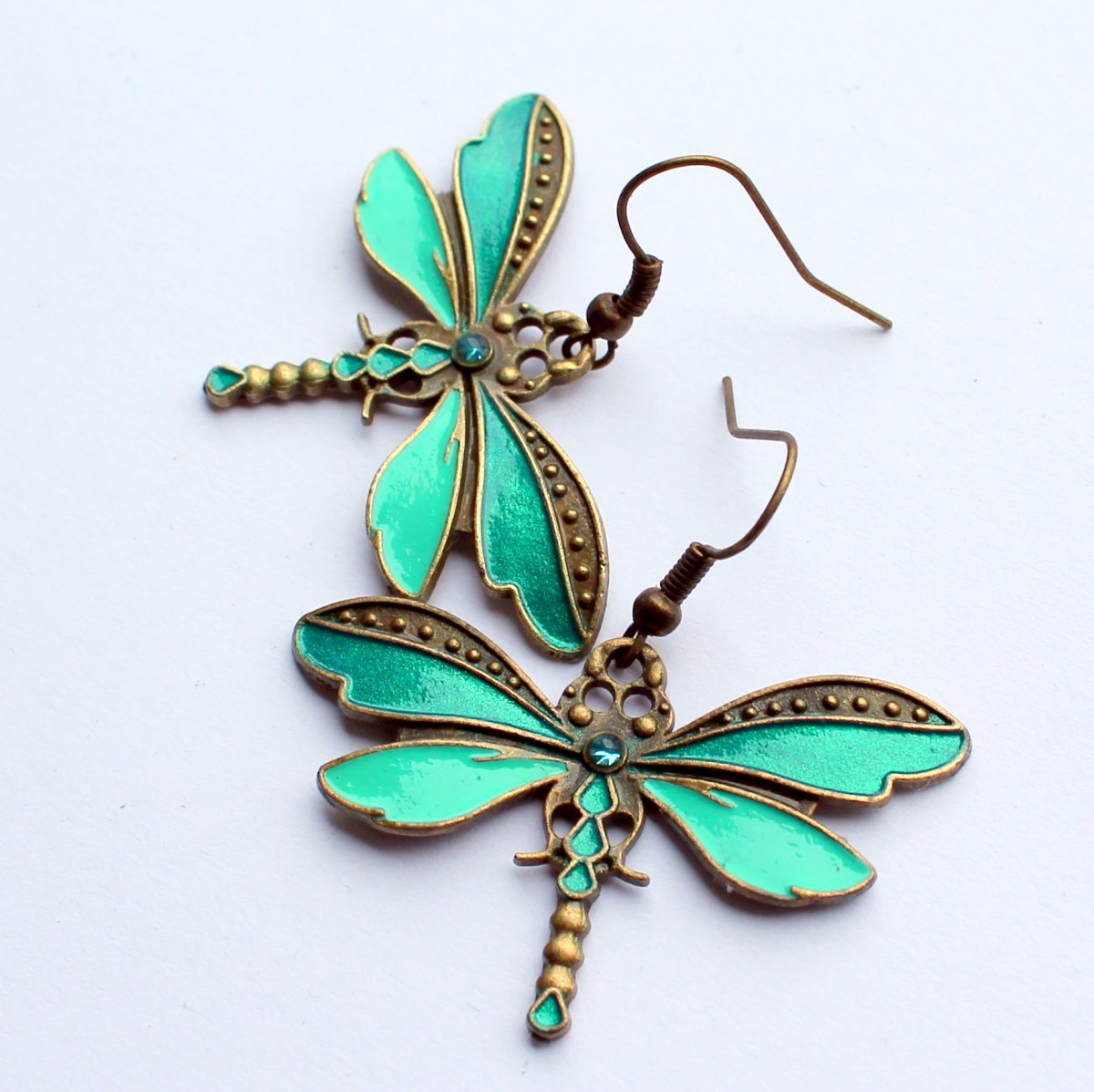 Vážky - náušnice