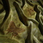 Motýlci - hedvábná šála