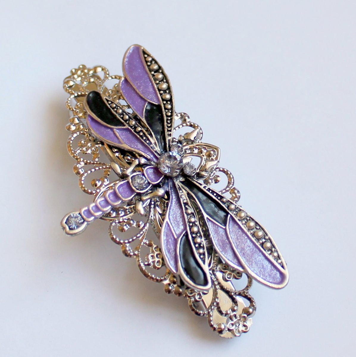 Luxusní francouzská sponka s vážkou