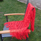 Veliký háčkovaný šátek