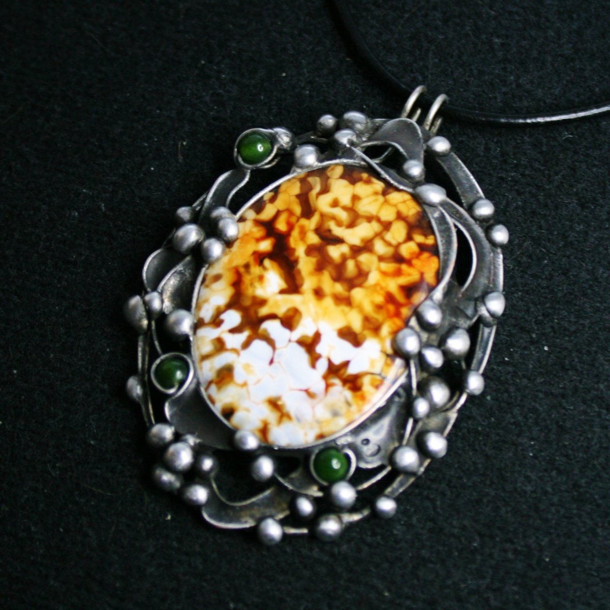 Káva se smetanou - achát   