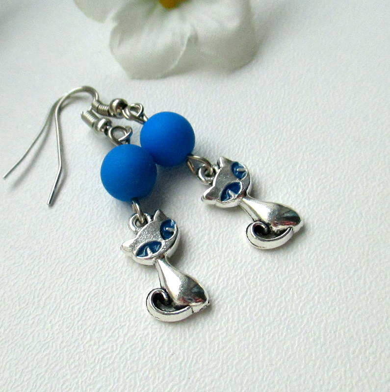 Náušnice kočičky