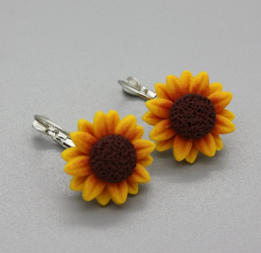  slunečnice ..  2 cm ...cvakačky