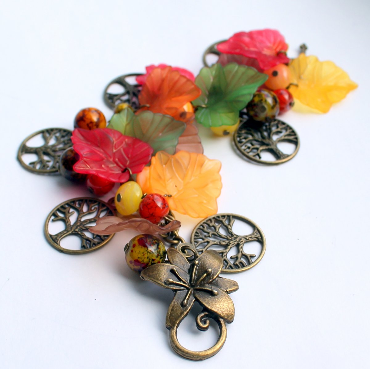 Procházka podzimním lesem - náramek