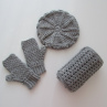 Baret + nákrčník + rukavice