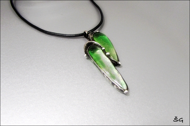 Náhrdelník - chlorophyll