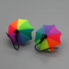 deštníky  ..  vzorované deštníčky do uší
