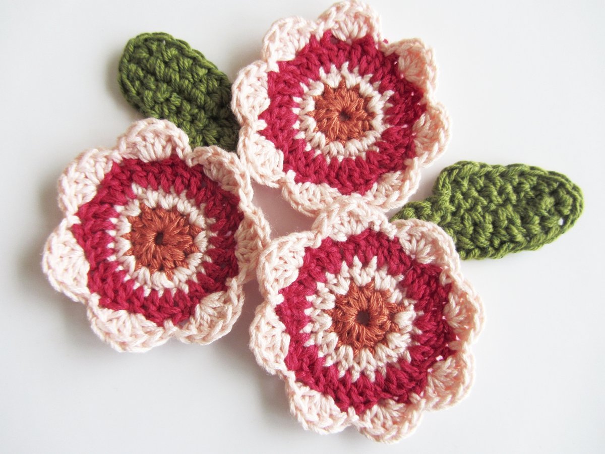 Háčkované kytičky - Rozkvetlé jaro