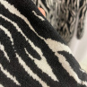 Dámské svetrové šaty zebra