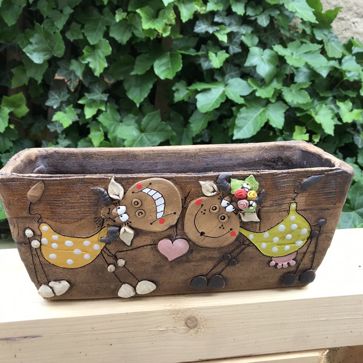 Velký truhlík kravičky