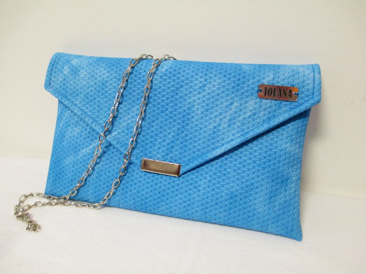 Kabelka- psaníčko- světle modré