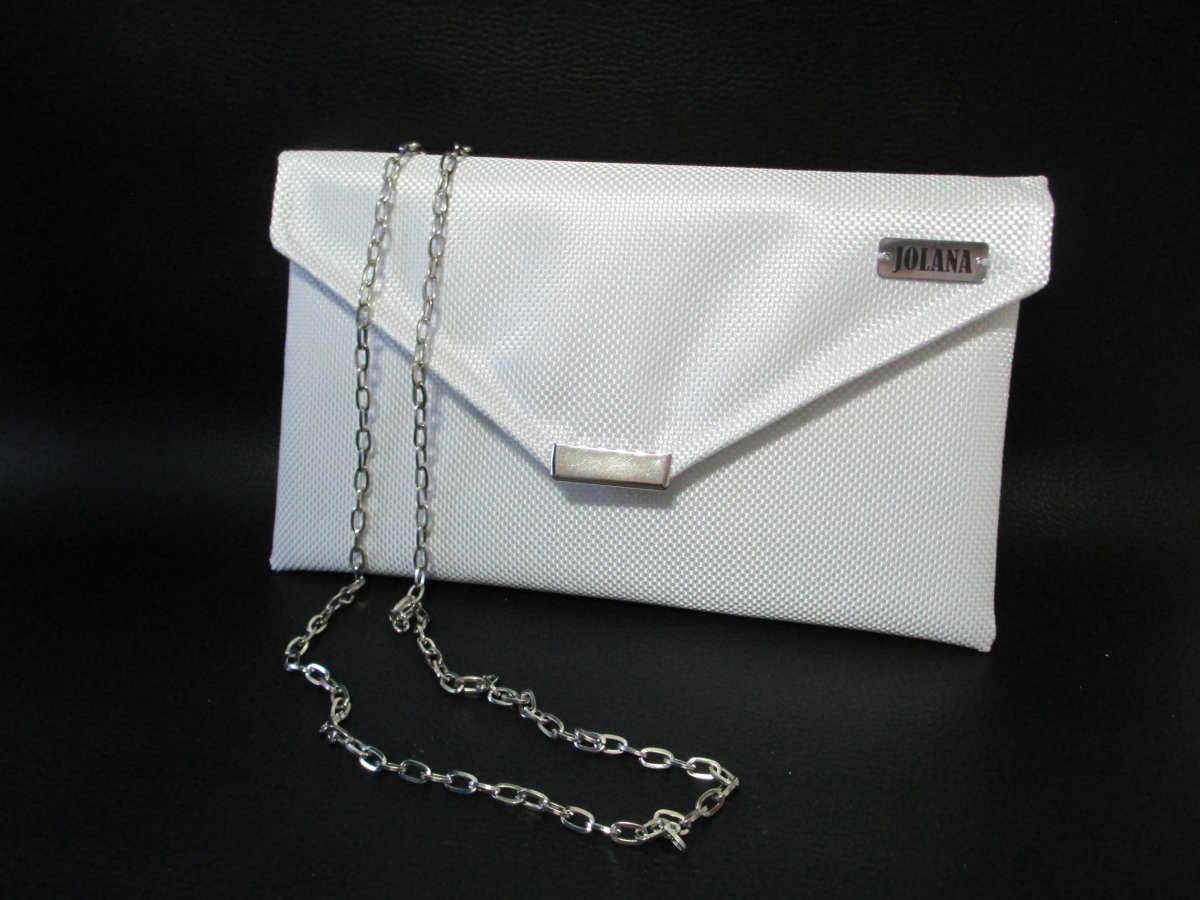 Kabelka- psaníčko- bílé