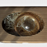 Feng shui křišťálová koule v harmonii s bambusem