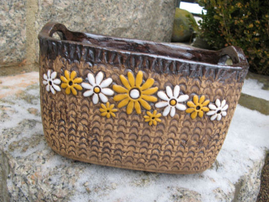 Keramický košík velký