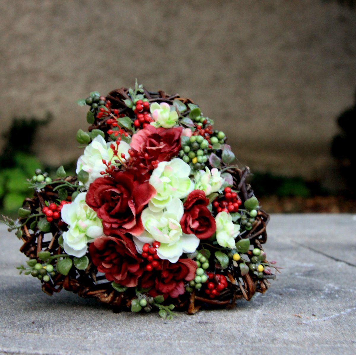 Čarovný podzim_srdíčko na dveře