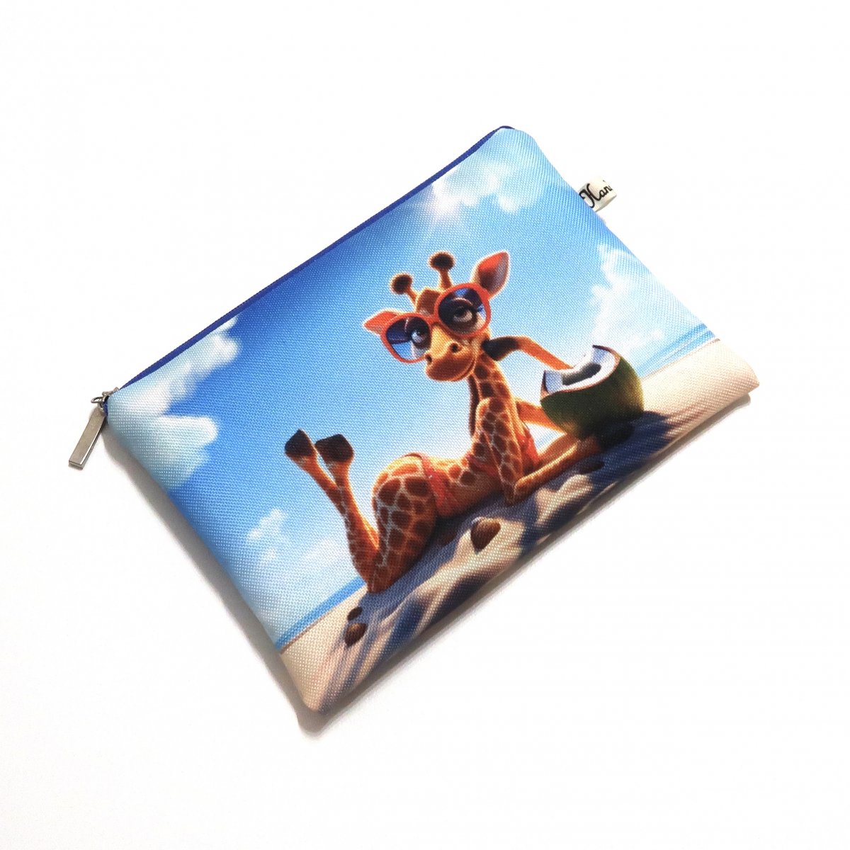 ŽIRAFA NA PLÁŽI - univerzální kapsička