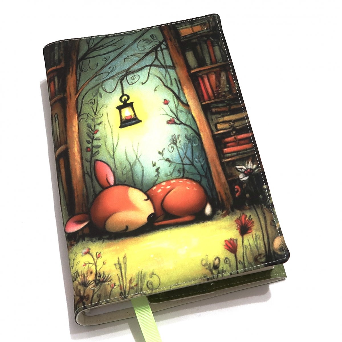 ZVÍŘÁTKA S KNIHOU  -  nastavitelný obal na knihu