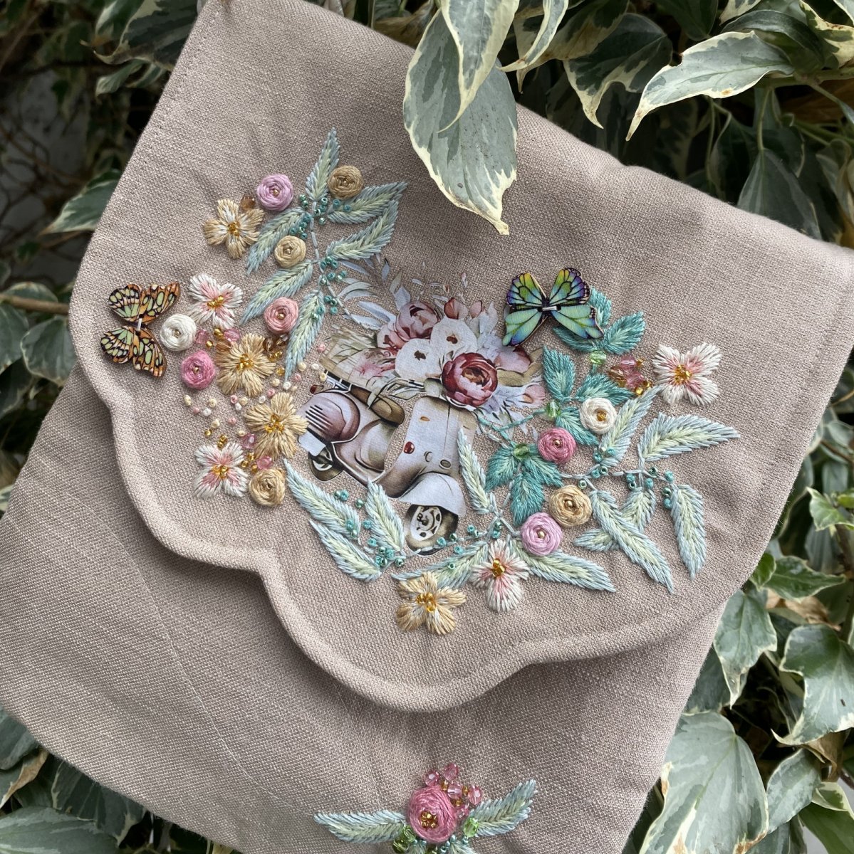 Crossbody "ROMANTIKA V PŘÍRODNÍ"