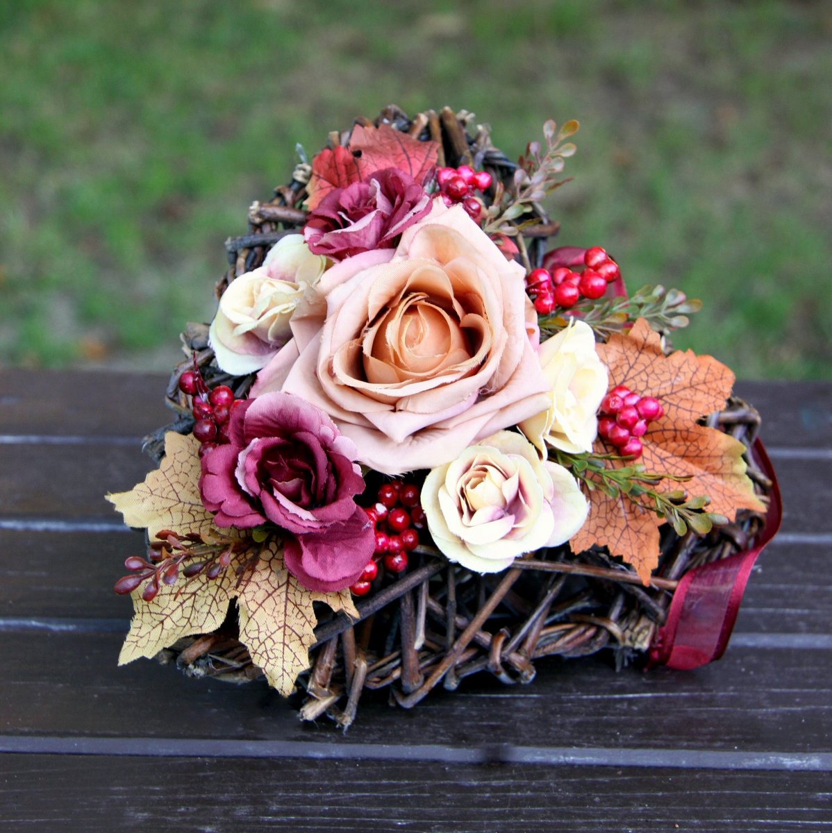 Babí léto_srdíčko na dveře