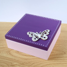 Krabička (nejen) na CD s motýlem