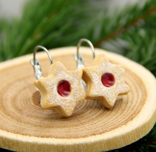 linecká hvězdička  .. 1,5 cm  cvakačky