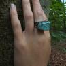 AMAZONIT prsten