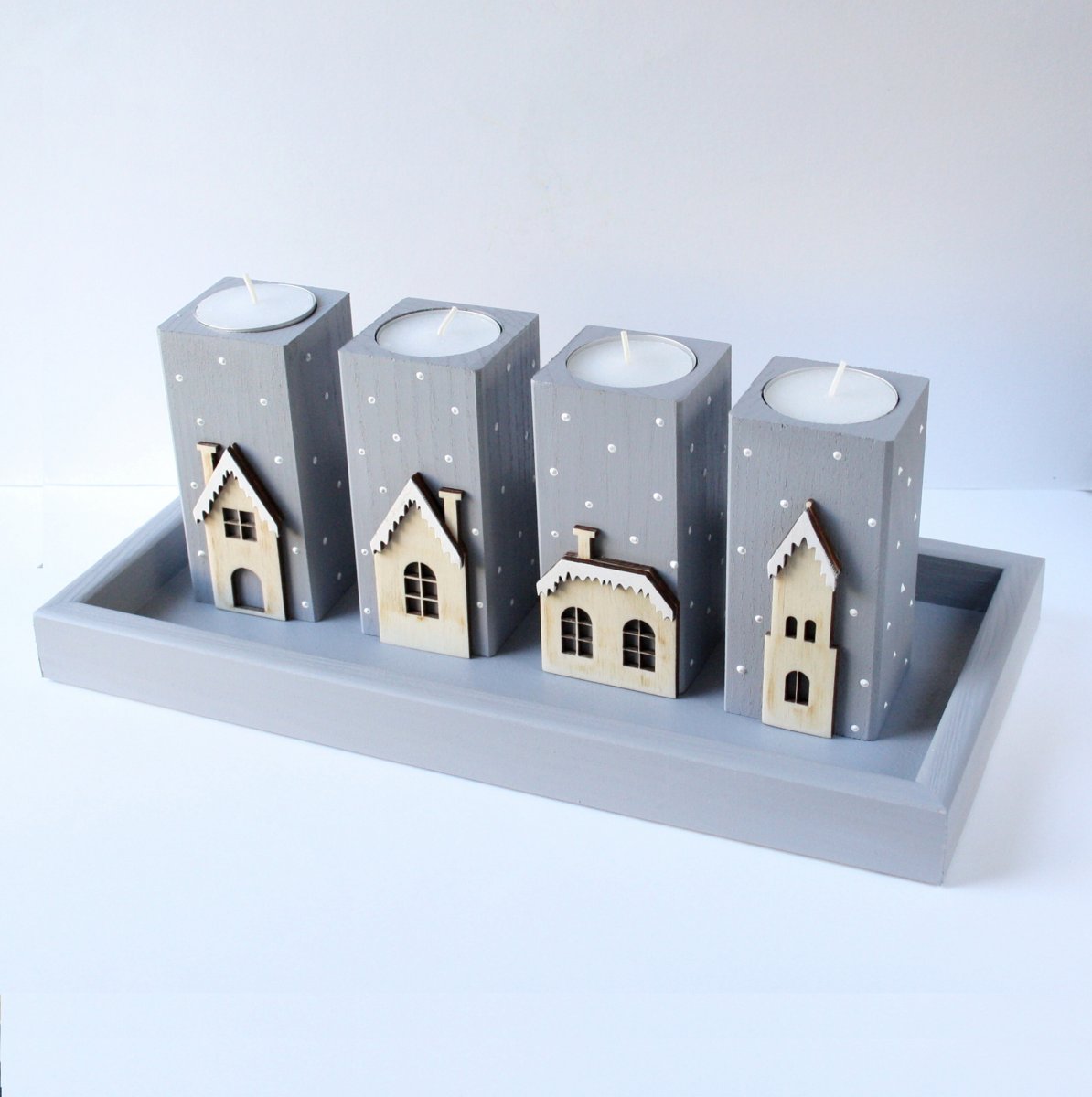 Sada vánočních svícnů