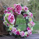 Princezna Diana _kytice růží v keramické kouli