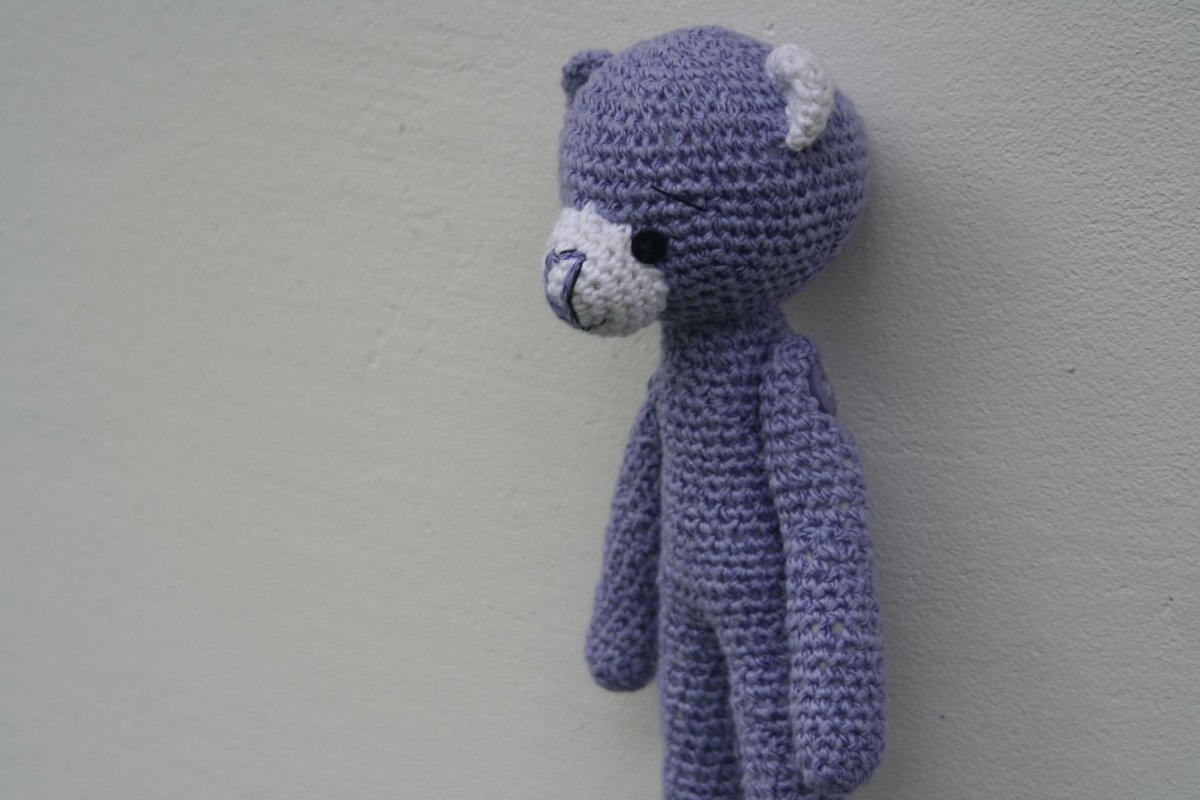 Háčkovaný medvídek 