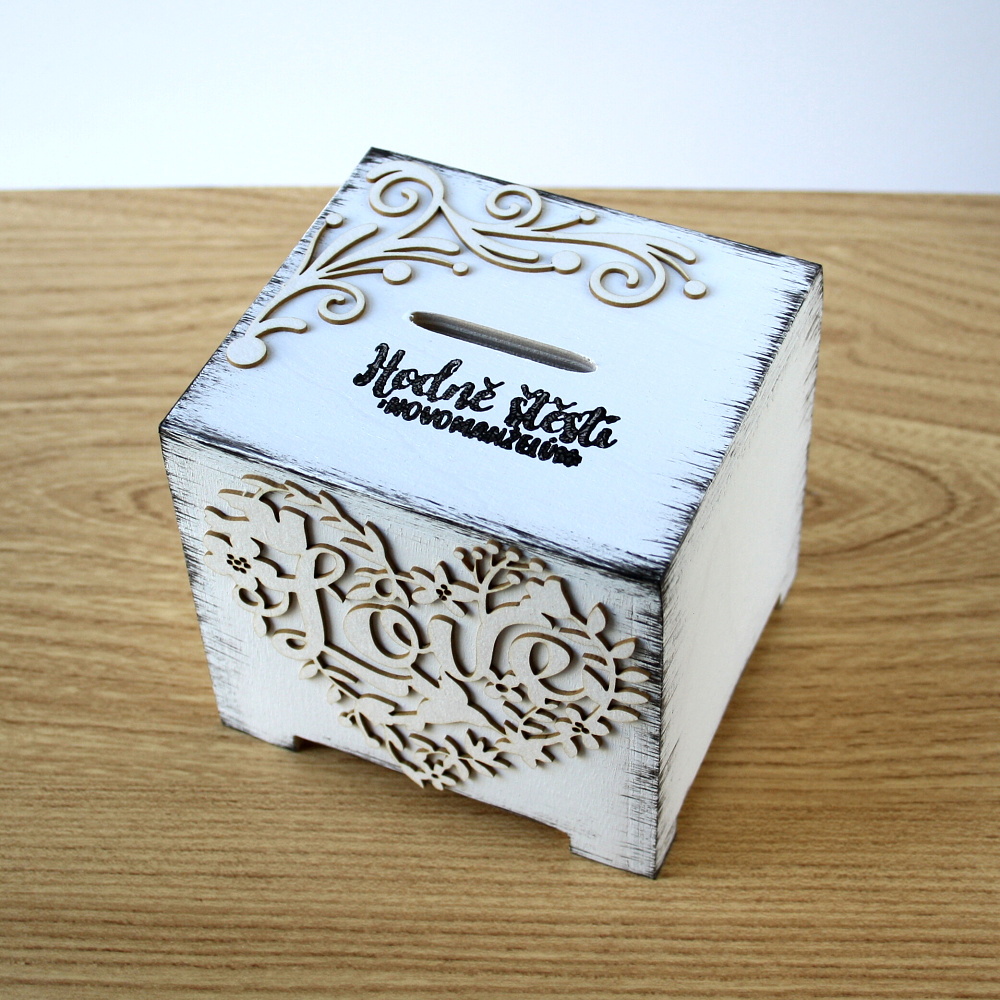 Svatební pokladnička - ihned k odeslání