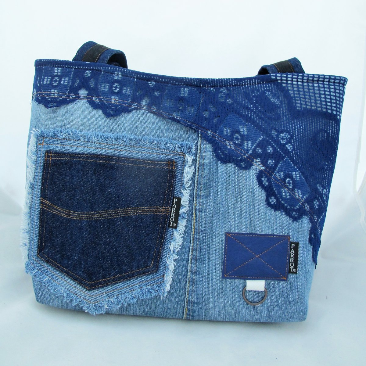 RAPSODY IN BLUE * JEANS BAG no.20 * PARROT®