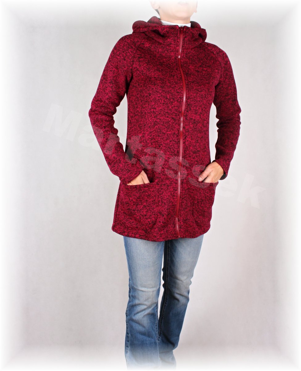 Kabátek s kapuckou z hřejivého úpletu (nové barvy)