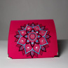 Vyšívaná peněženka - Mandala na růžové