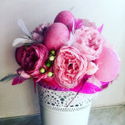 Velikonoční dekorace - růžová
