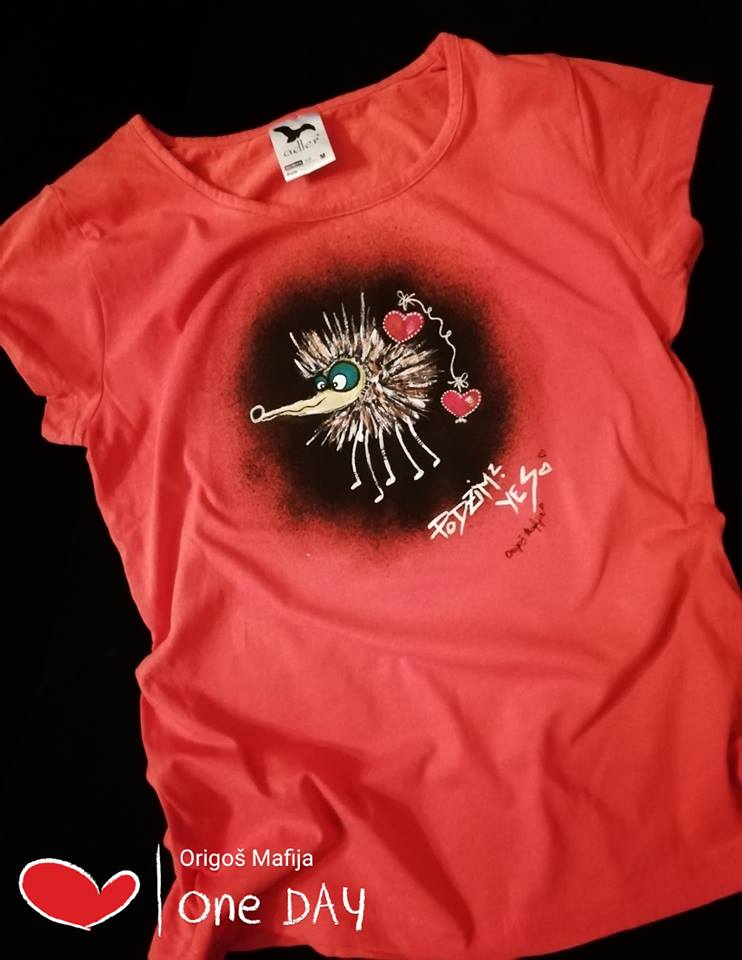 JEŽEK - tričko dámské