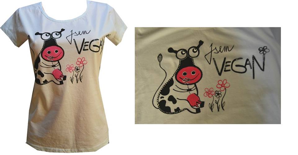 JSEM VEGAN - tričko dámské