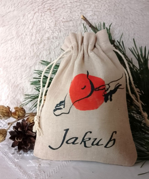 Malovaný dárkový pytlík - Jakub