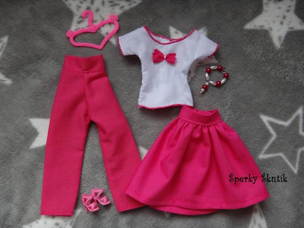 KM0004 - Sytě růžový komplet