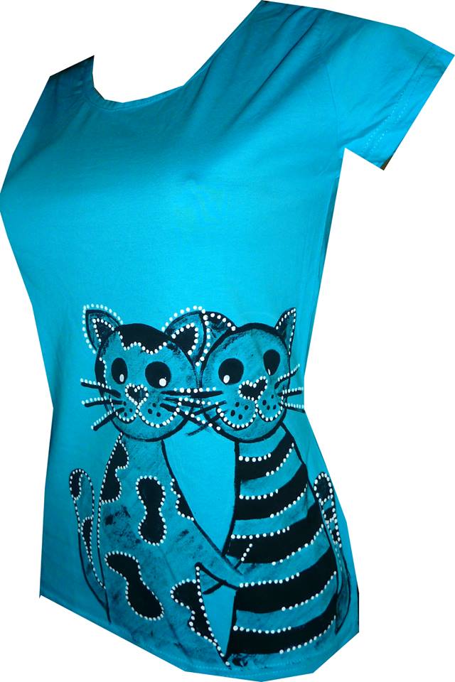 KOČIČÍ LÁSKA 2 - tričko dámské