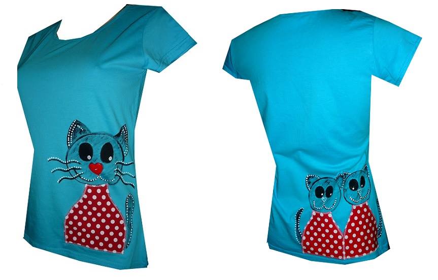 KOČKA 2 - tričko dámské