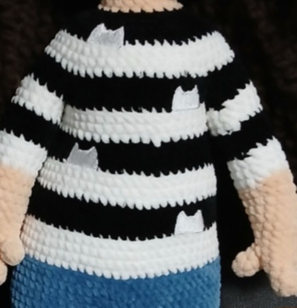 Nášivka kočička 3 x 2 cm