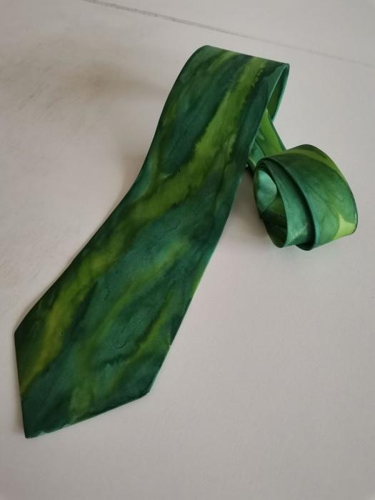 Hedvábná kravata Tropická džungle