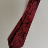 Hedvábná kravata Červený bambus