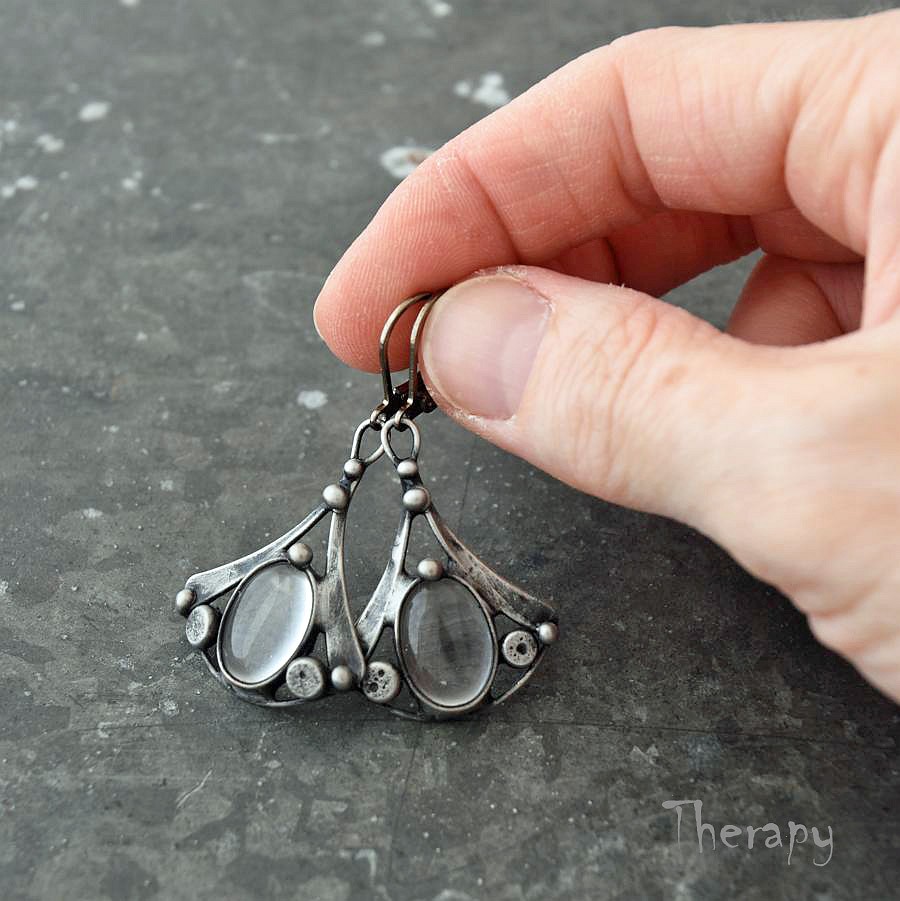 Vějířky s křišťálem