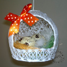 Kukaň s vajíčky bílá