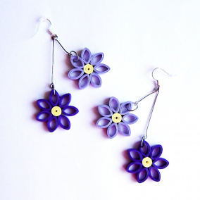 Fialové květy