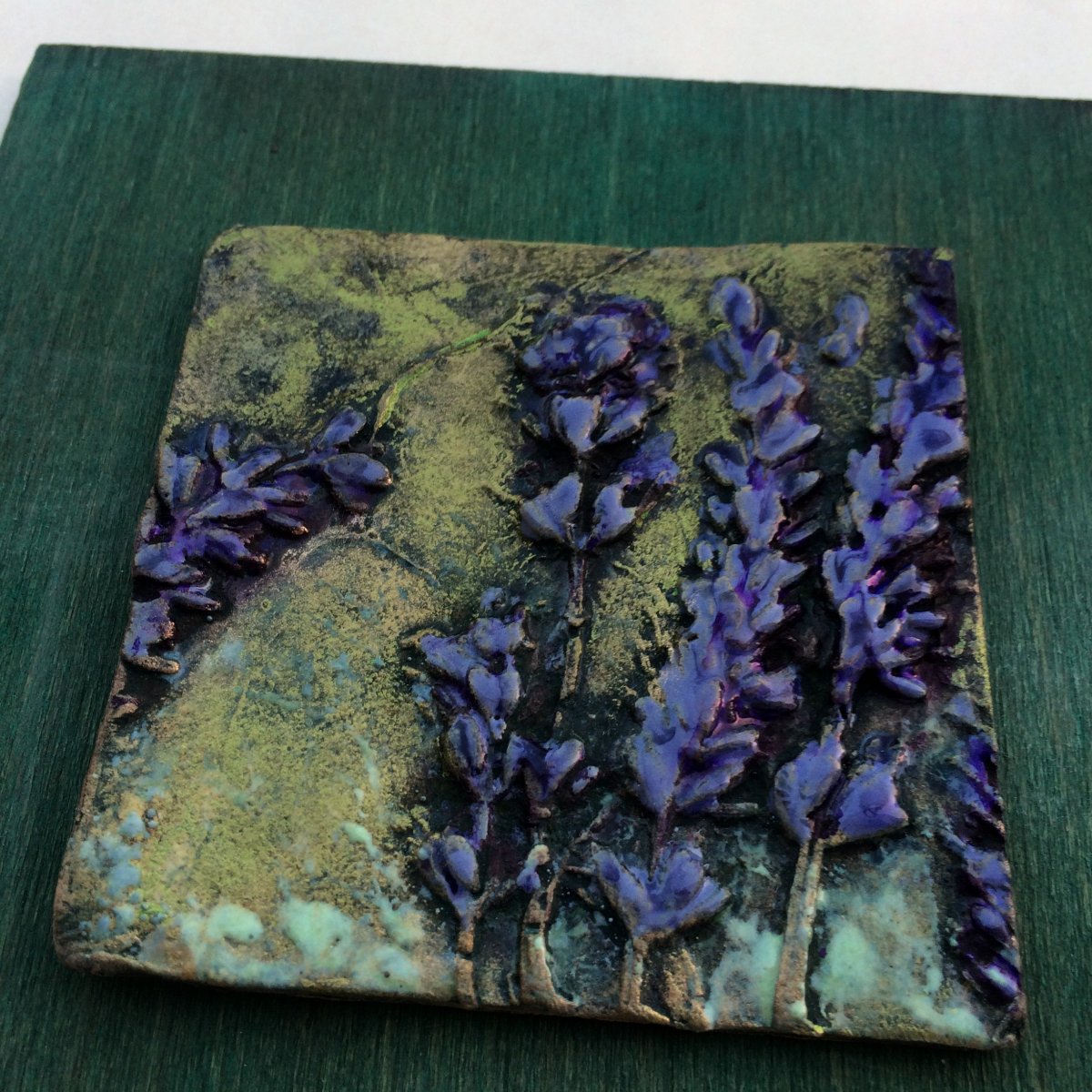 Levandule keramický obrázek