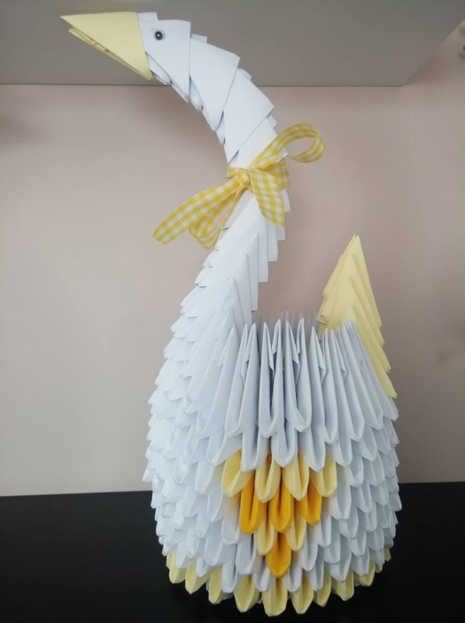 Origami: labuť