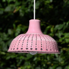 Keramický lustr starorůžový – Radovan